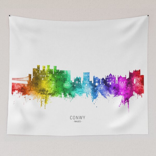Item preview, Conwy Wales Skyline designed and sold by ArtPrints.