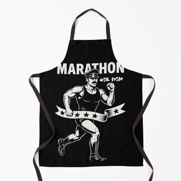 Item preview, Gay Leather Run Boston. Marathon With Pride. Defiant Currency Tom of Finland Tribute Gay Pride Graphic Design designed and sold by ItsAKinkThing.