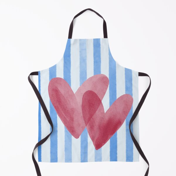Item preview, Blue stripes with red heart  designed and sold by Anisha  Vaz.