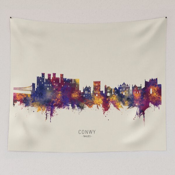 Item preview, Conwy Wales Skyline designed and sold by ArtPrints.