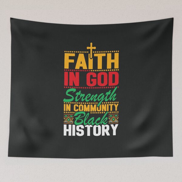 Item preview, Faith in God Strength in Community Black History Gift Christian Jesus Dashiki Lover designed and sold by alenaz.