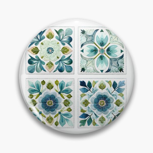 Item preview, Quilt blocks sticker designed and sold by MendaciousMina.