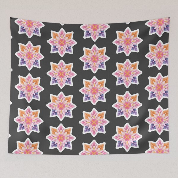 Item preview, Quilt block sticker designed and sold by MendaciousMina.