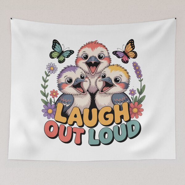 Item preview, Laugh Out Loud Kookaburras designed and sold by J-CCreations.