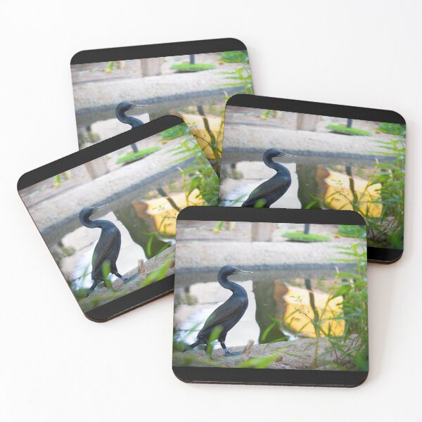 Item preview, Majestic Black Cormorant - Serene Water Bird Nature Photography designed and sold by AbulailArt.