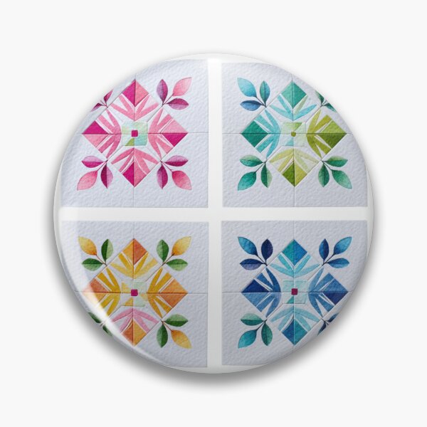 Item preview, Quilt blocks sticker designed and sold by MendaciousMina.