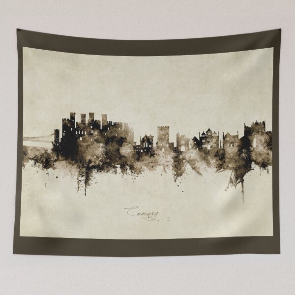 Item preview, Conwy Wales Skyline designed and sold by ArtPrints.
