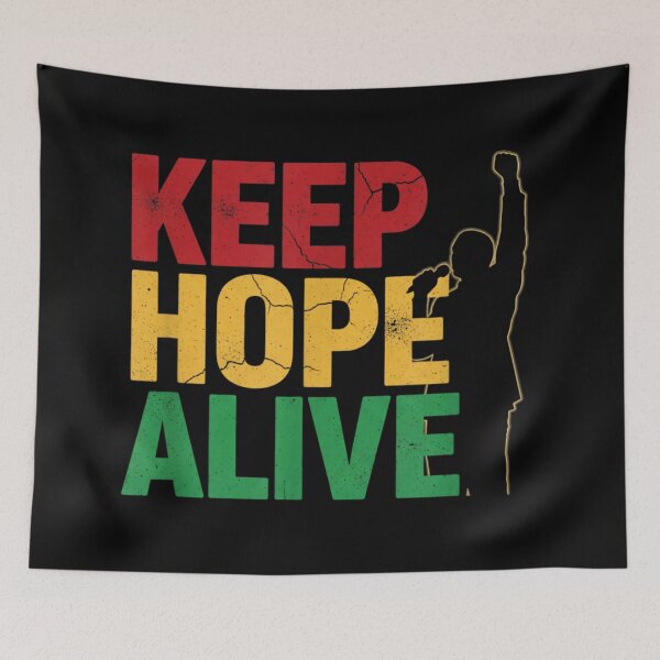 Item preview, Vintage Keep Hope Alive Civil Rights Silhouette Social Justice Activism Art designed and sold by NgumohaLanke.