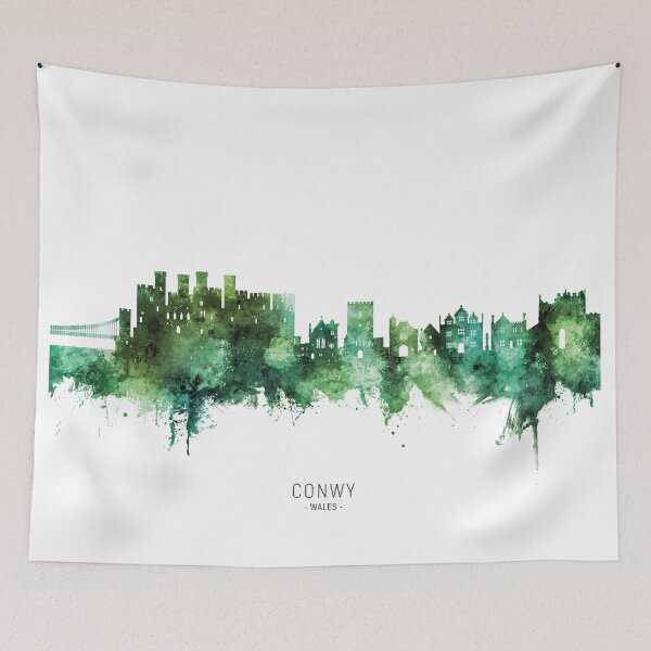 Item preview, Conwy Wales Skyline designed and sold by ArtPrints.