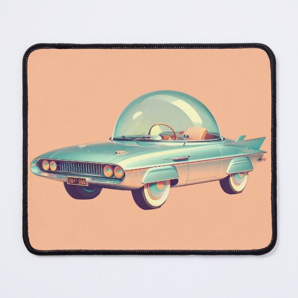 Item preview, Retro Atomic Furturistic Bubble Dome Car designed and sold by Lee Hiller Designs.