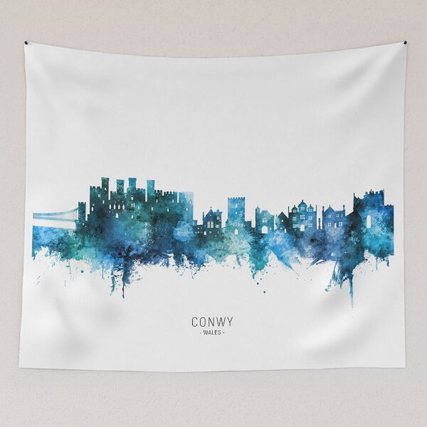 Item preview, Conwy Wales Skyline designed and sold by ArtPrints.