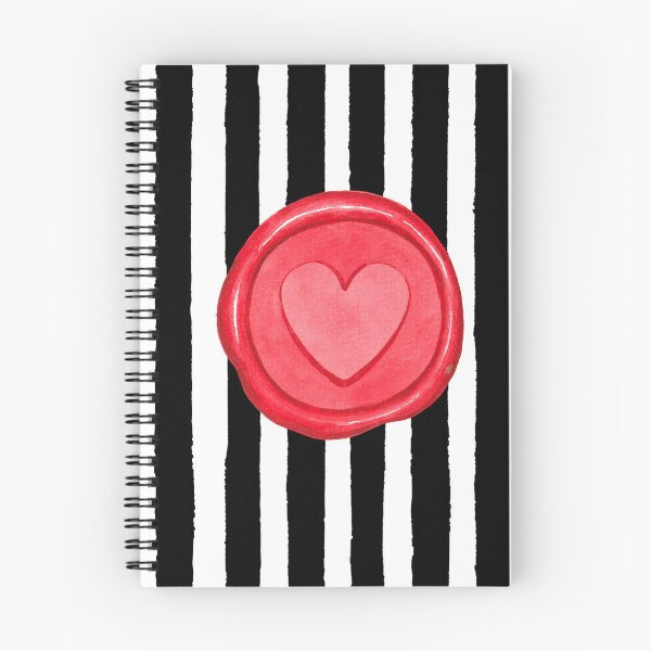 Item preview, Black Heart with red wax stamp heart  designed and sold by Anisha  Vaz.