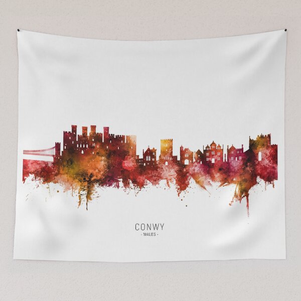 Item preview, Conwy Wales Skyline designed and sold by ArtPrints.
