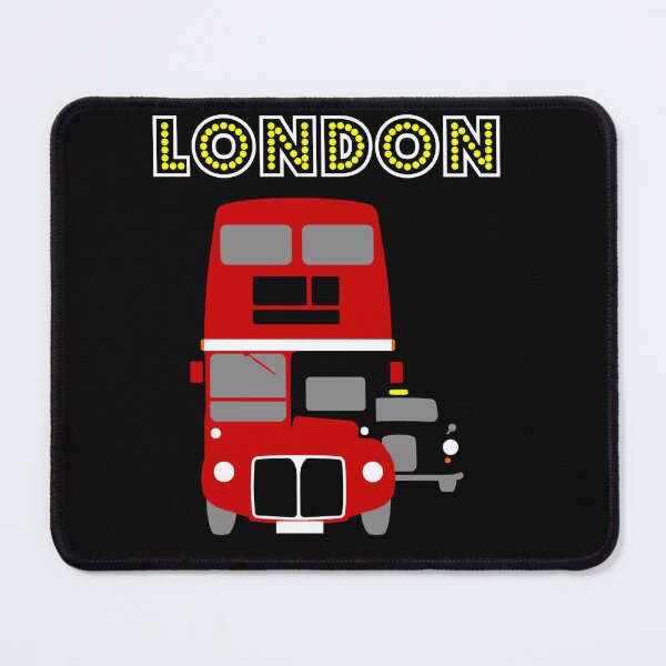 Item preview, London Red Bus & Taxi at night designed and sold by YouNeedKitch.
