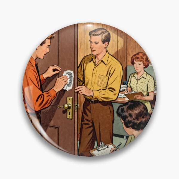 Item preview, Covering Your Tracks - Retro Dark Humor Parody designed and sold by PictorialWhimsy.