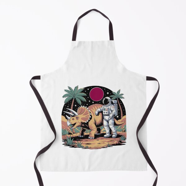 Item preview, An astronaut with a baby triceratops designed and sold by Diesel Drinking Dinosaurs.