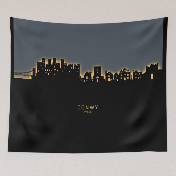 Item preview, Conwy Wales Skyline designed and sold by ArtPrints.