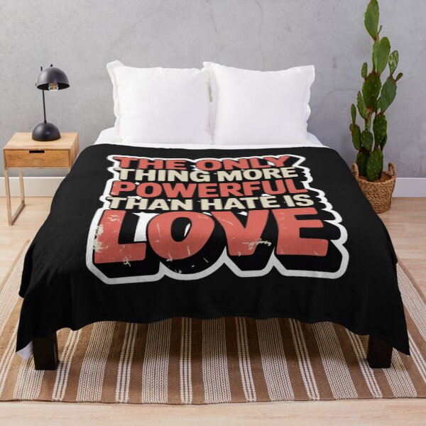 Item preview, The statement, love over hate designed and sold by MadCuteLab.