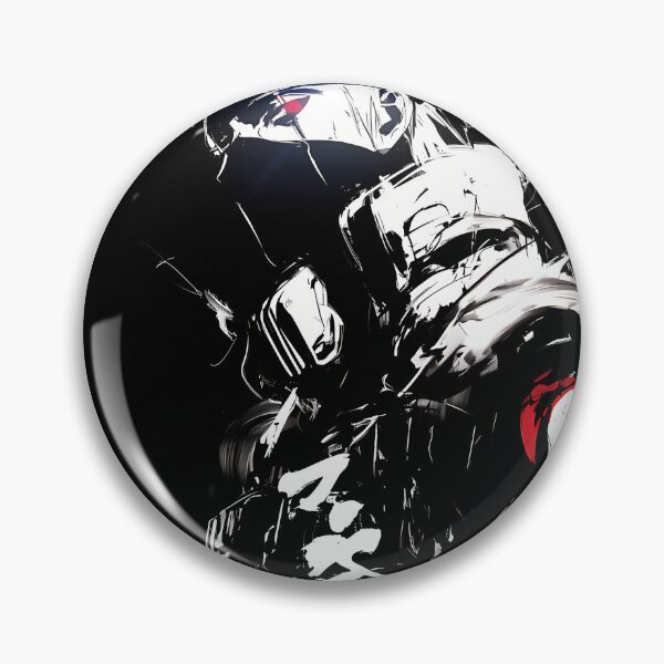 Item preview, Kakashi Hatake- Masked Ninja Warrior  Dark Anime Ink Style Shinobi Art designed and sold by MargaudLeveque.