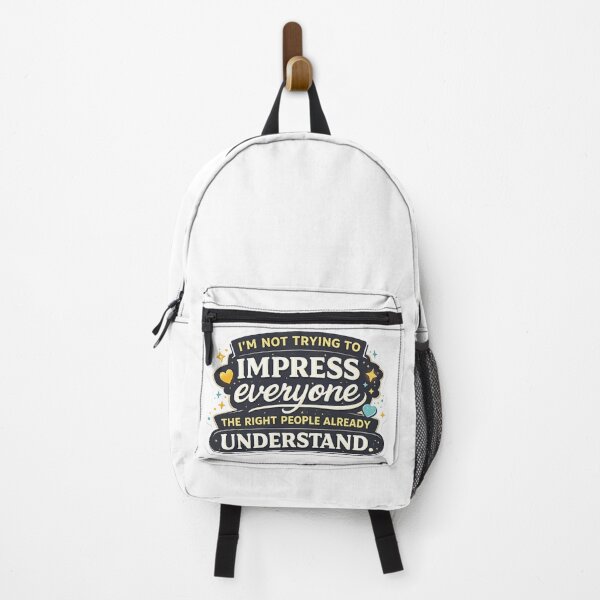 Item preview, Not Trying To Impress Everyone Quote designed and sold by DesignerThreads.