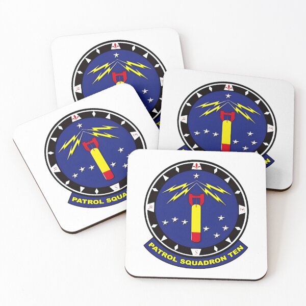 Item preview, Patrol Squadron Ten Red Lancers Tactical Patch designed and sold by CharlieDesings.