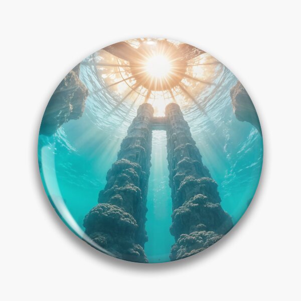 Item preview, Underwater cathedral of coral, shades of turquoise and pearl shimmering through currents, mythic aquatic fantasy, cinematic realism — SHADES designed and sold by ShaDeS-AI-Art.