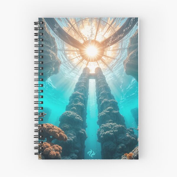 Item preview, Underwater cathedral of coral, shades of turquoise and pearl shimmering through currents, mythic aquatic fantasy, cinematic realism — SHADES designed and sold by ShaDeS-AI-Art.