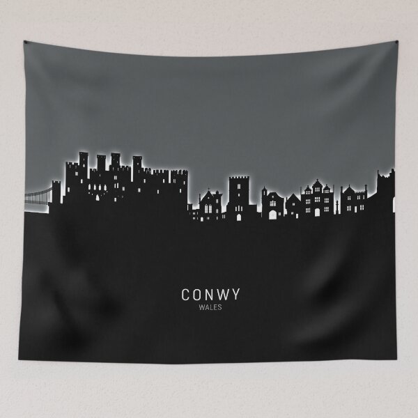 Item preview, Conwy Wales Skyline designed and sold by ArtPrints.