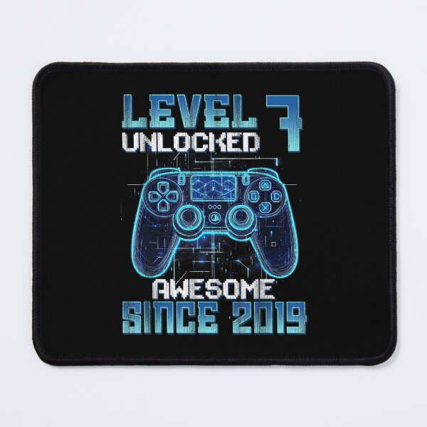 Item preview, Level 7 Unlocked Awesome Since 2019 7th Birthday Boy Gamer Video Game designed and sold by NgumohaLanke.
