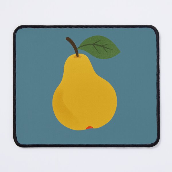 Item preview, Pear Art Print – Teal Blue Kitchen Wall Decor designed and sold by Aloloco.