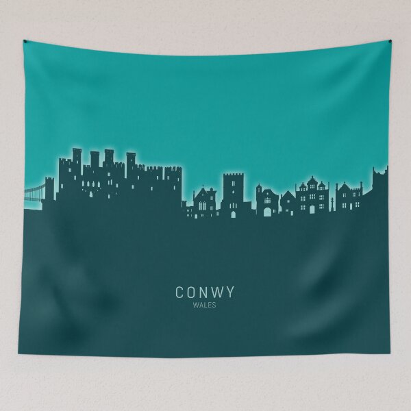 Item preview, Conwy Wales Skyline designed and sold by ArtPrints.