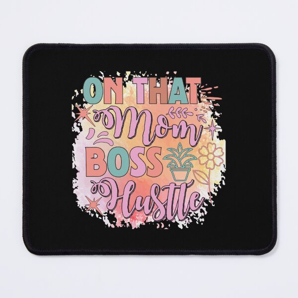 Item preview, Mom Boss Hustle Floral | Aesthetic Motherhood & Business Sticker designed and sold by Suzy Perez Art.