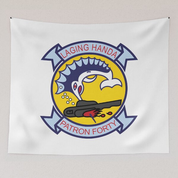 Item preview, Patron Forty Laging Handa Marlin Naval Emblem designed and sold by CharlieDesings.
