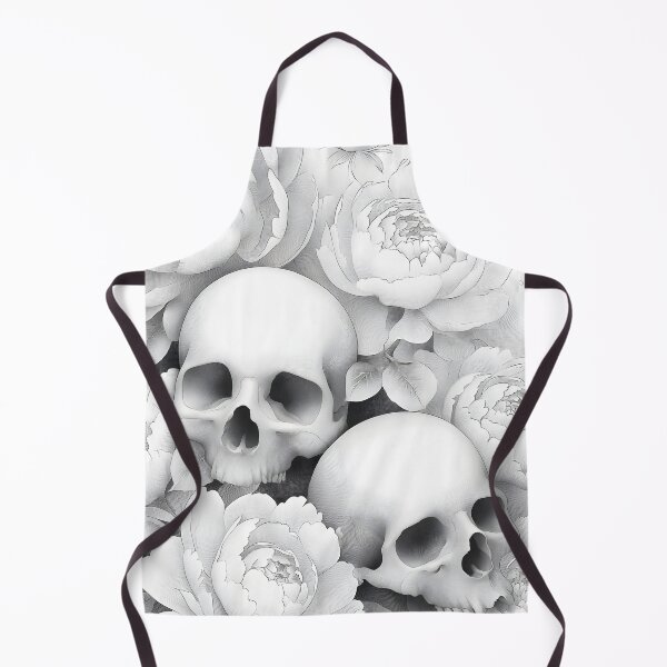 Item preview, Gothic Skulls Surrounded By Detailed Peony Flowers designed and sold by Shoot-The-Moon.