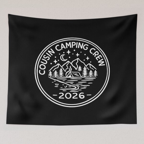 Item preview, Cousin Camping Crew 2026, Cousin Camp,Camper Life  designed and sold by CloudyPress.