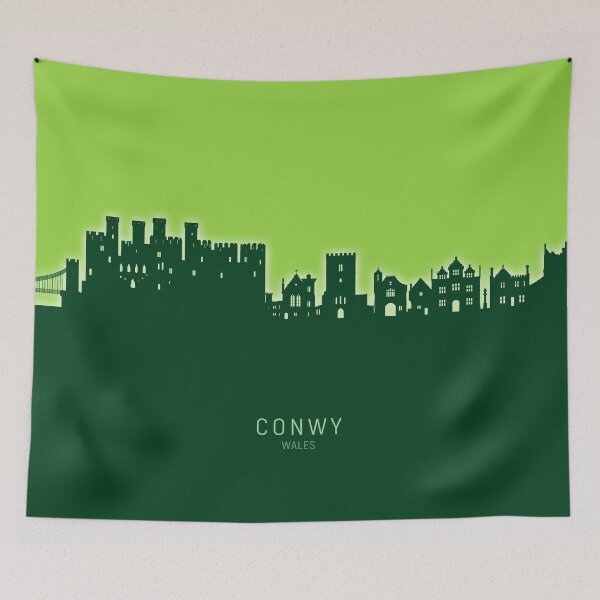 Item preview, Conwy Wales Skyline designed and sold by ArtPrints.