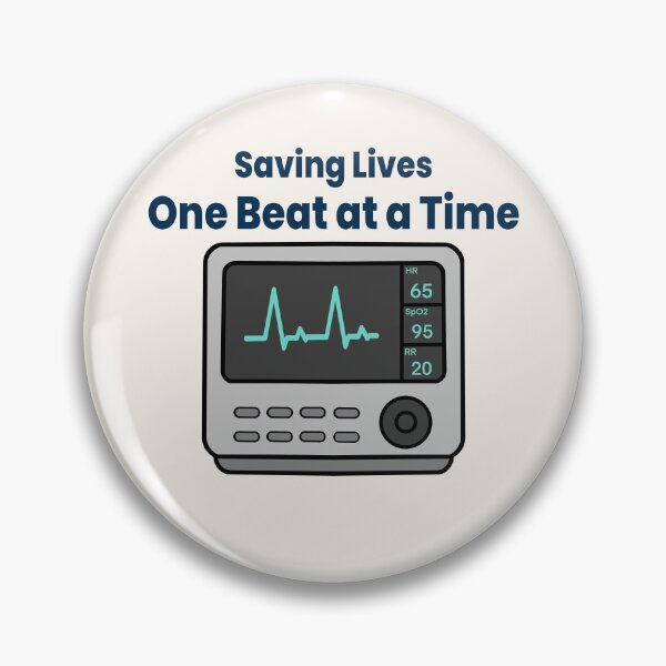 Item preview, Saving Lives One Beat at a Time ECG Medical Monitor Design designed and sold by Still Learning Days.