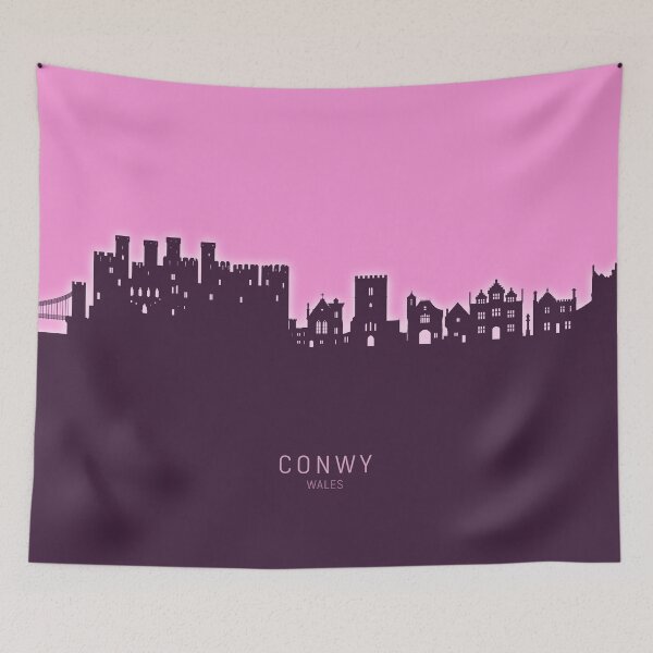 Item preview, Conwy Wales Skyline designed and sold by ArtPrints.
