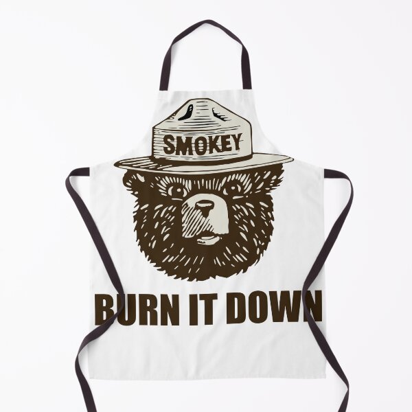 Item preview, Burn It Down Smoky Bear designed and sold by carolinateeshop.