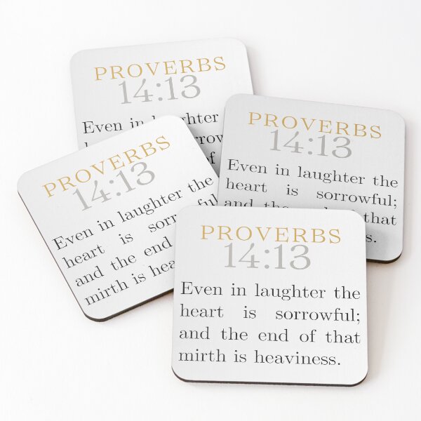 Item preview, Proverbs 14:13 designed and sold by Undonemadenew.