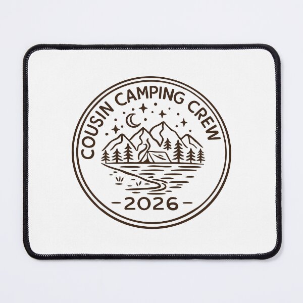 Item preview, Cousin Camping Crew 2026, Cousin Camp,Camper Life  designed and sold by CloudyPress.