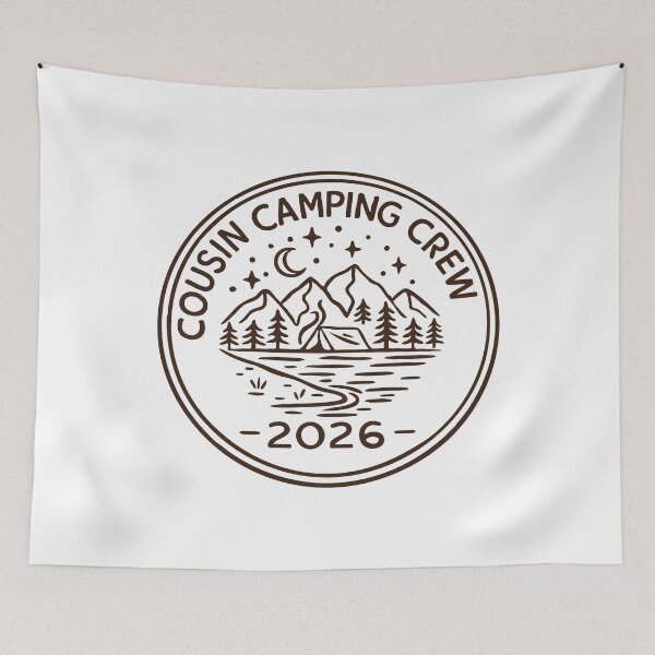 Item preview, Cousin Camping Crew 2026, Cousin Camp,Camper Life  designed and sold by CloudyPress.