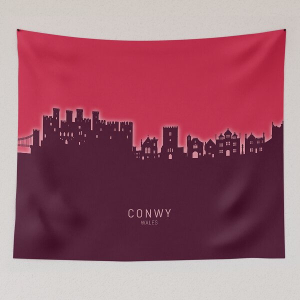 Item preview, Conwy Wales Skyline designed and sold by ArtPrints.