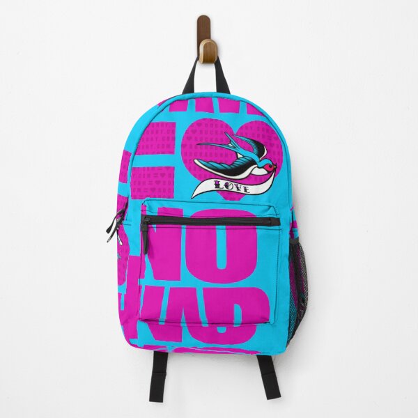 Item preview, No war = Love (blue bird) designed and sold by RockabunnyShop.