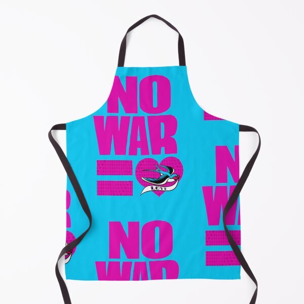 Item preview, No war = Love (blue bird) designed and sold by RockabunnyShop.
