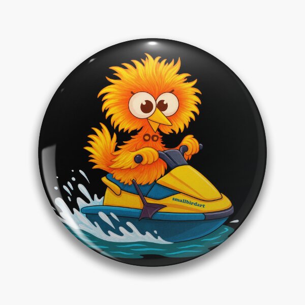 Item preview, Funny Jet Ski Bird – Just Ride designed and sold by smallbirdart.