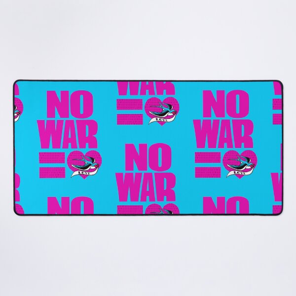 Item preview, No war = Love (blue bird) designed and sold by RockabunnyShop.