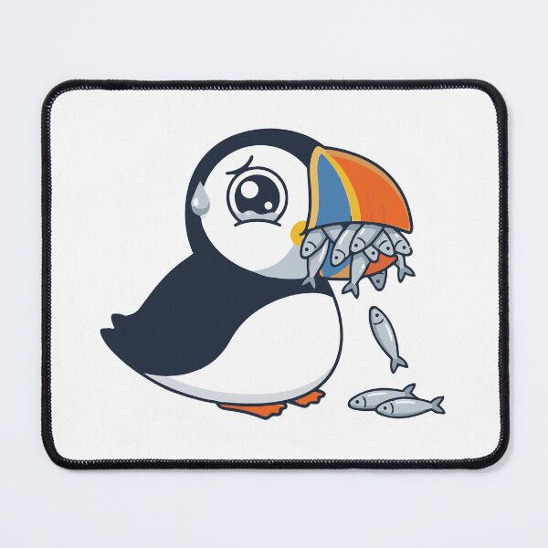 Item preview, Overwhelmed But Colorful Funny Atlantic Puffin designed and sold by Petzzz.