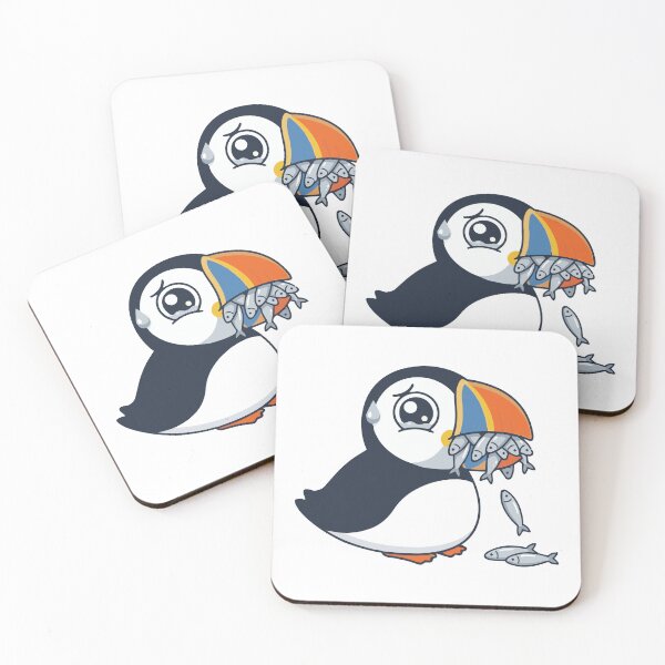 Item preview, Overwhelmed But Colorful Funny Atlantic Puffin designed and sold by Petzzz.