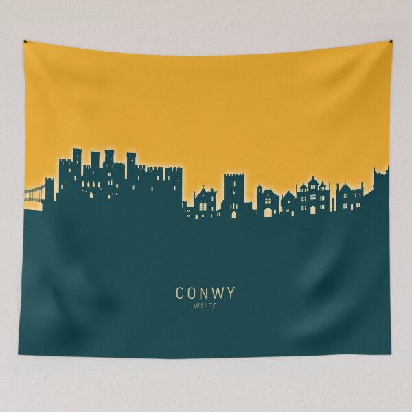 Item preview, Conwy Wales Skyline designed and sold by ArtPrints.